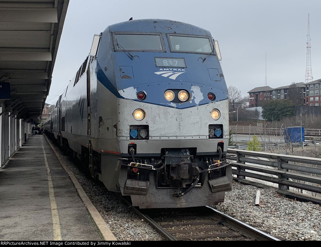 Amtrak 817 P40DC at Atlanta Station